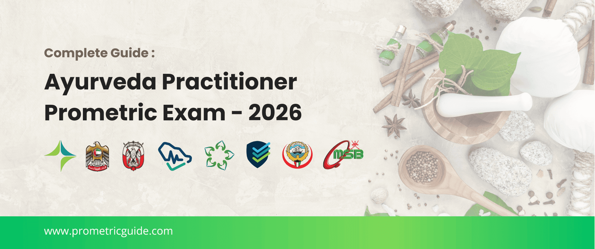 Ayurveda Practitioner Prometric Exam 2026: Complete Syllabus, Passing Marks and Study Guide (DHA, MOH, DOH, SCFHS, OMSB, QCHP, NHRA, Kuwait MOH)