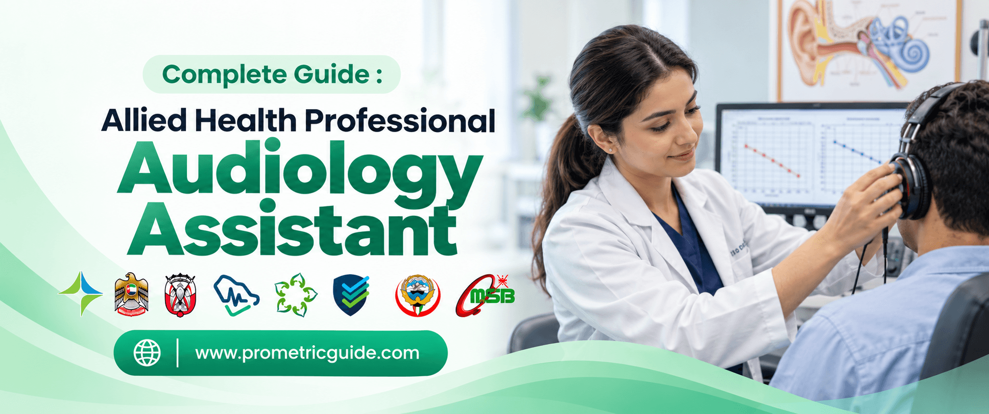 Audiology Assistant Prometric & Licensing Exam 2026: Complete Syllabus, Passing Marks and Study Guide (DHA, MOHAP, DOH, SCFHS, Oman, Qatar DHP, NHRA, Kuwait MOH)