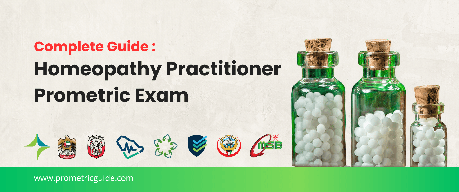 Homeopathy Practitioner Prometric & Licensing Exam 2026: Complete Syllabus, Passing Marks and Study Guide (DHA, MOHAP, DOH, SCFHS, Oman, Qatar DHP, NHRA, Kuwait MOH)