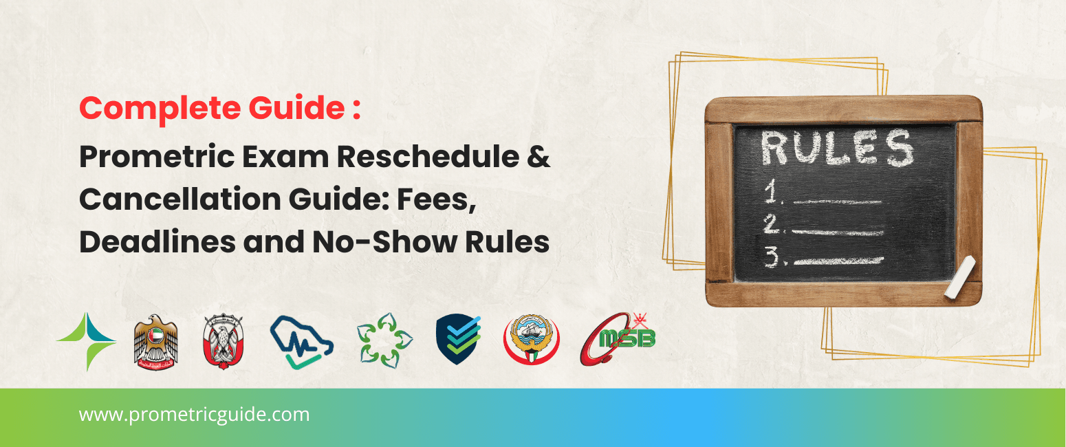 Prometric Exam Reschedule & Cancellation Guide: Fees, Deadlines and No-Show Rules