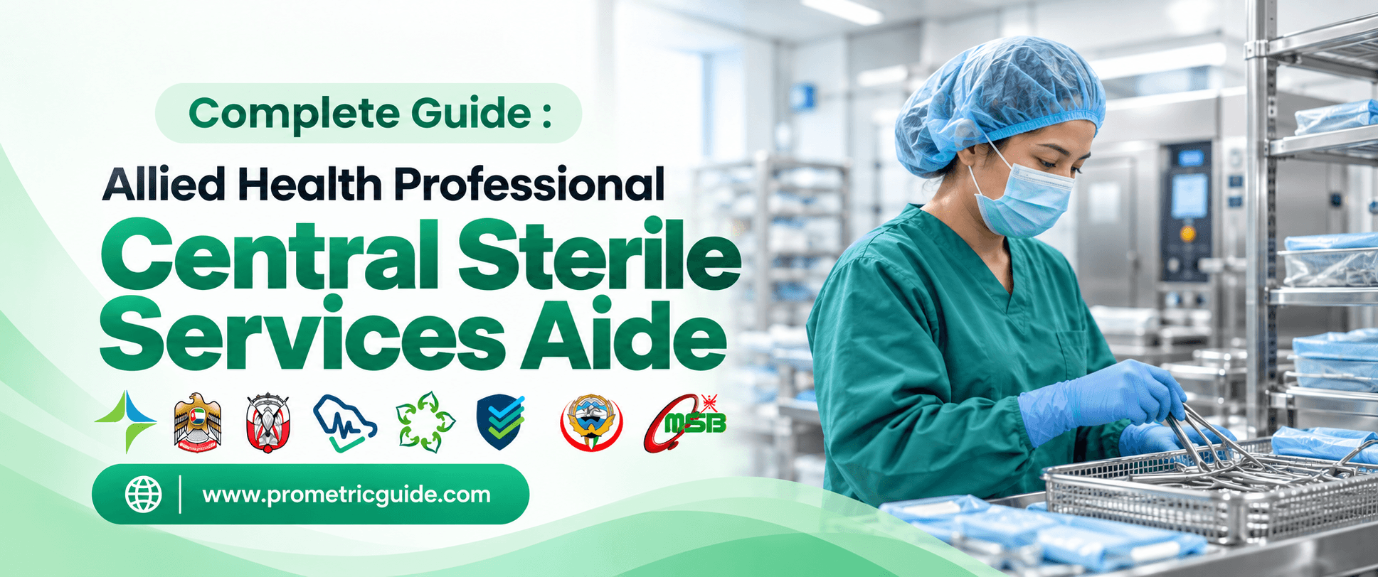 Central Sterile Services (CSS) Aide Prometric & Licensing Exam 2026: Complete Syllabus, Passing Marks and Middle East Guide (DHA, MOHAP, DOH, SCFHS, Oman, Qatar DHP, NHRA, Kuwait MOH)